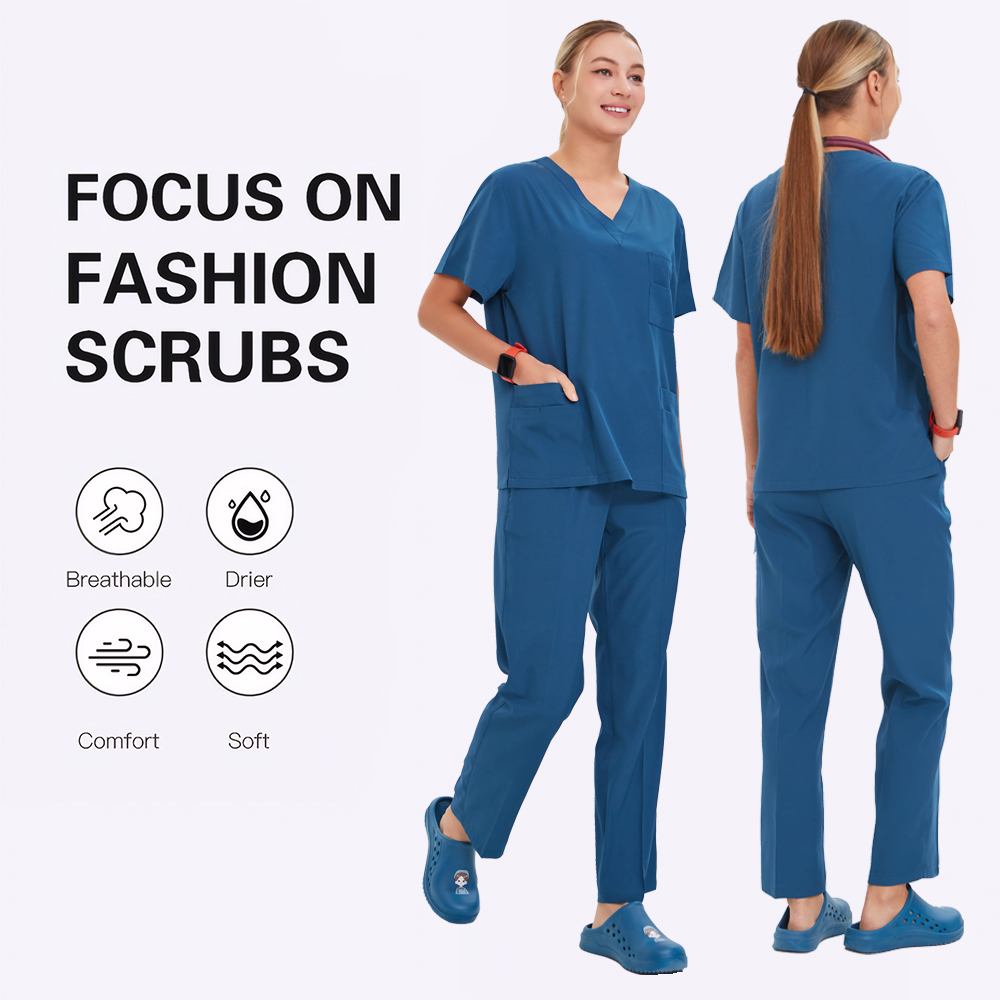 Quick-Dry UNISEX Scrubs Unifor - Medical Lab Uniform recension och pris