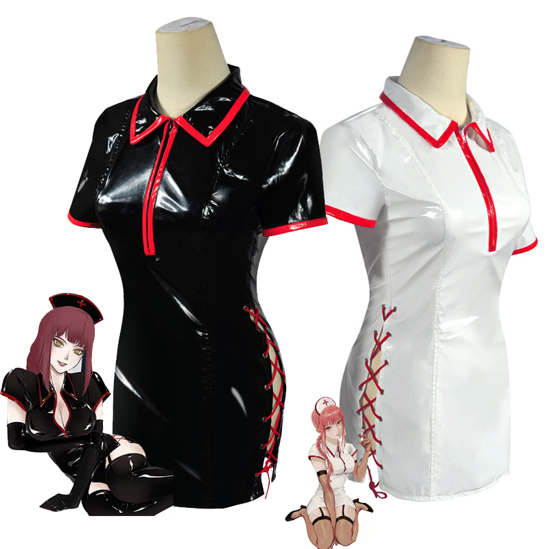 Anime Chainsaw Man Cosplay Cos - Medical Lab Uniform recension och pris