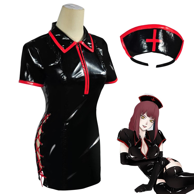 Anime Chainsaw Man Cosplay Cos - Medical Lab Uniform recension och pris