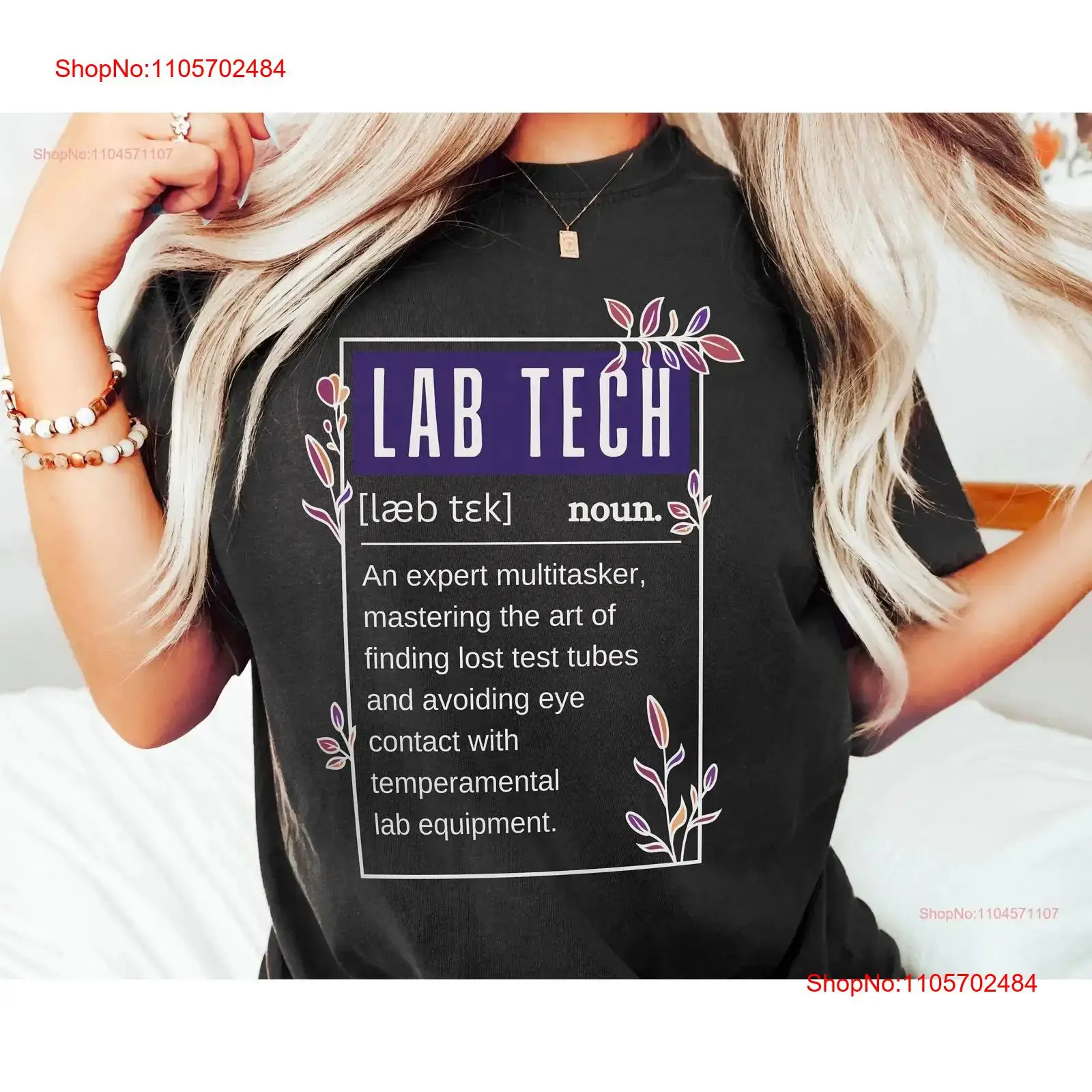 Funny Lab Tech T Shirt Laborat - Medical Lab Tech recension och pris